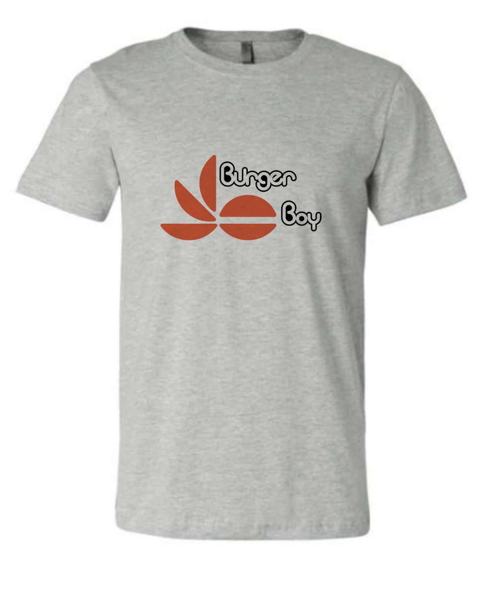Burger Boy Retro Crewneck T-Shirt