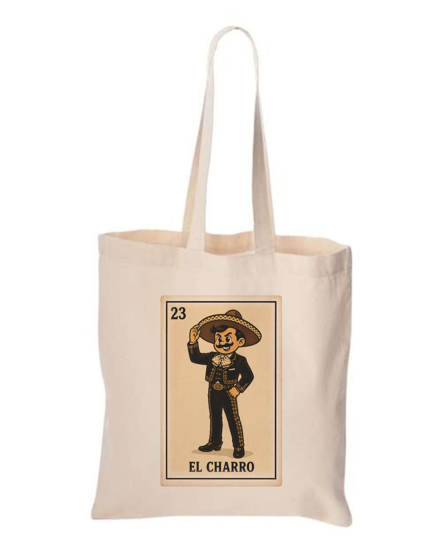 El Charro Loteria Tote Bag