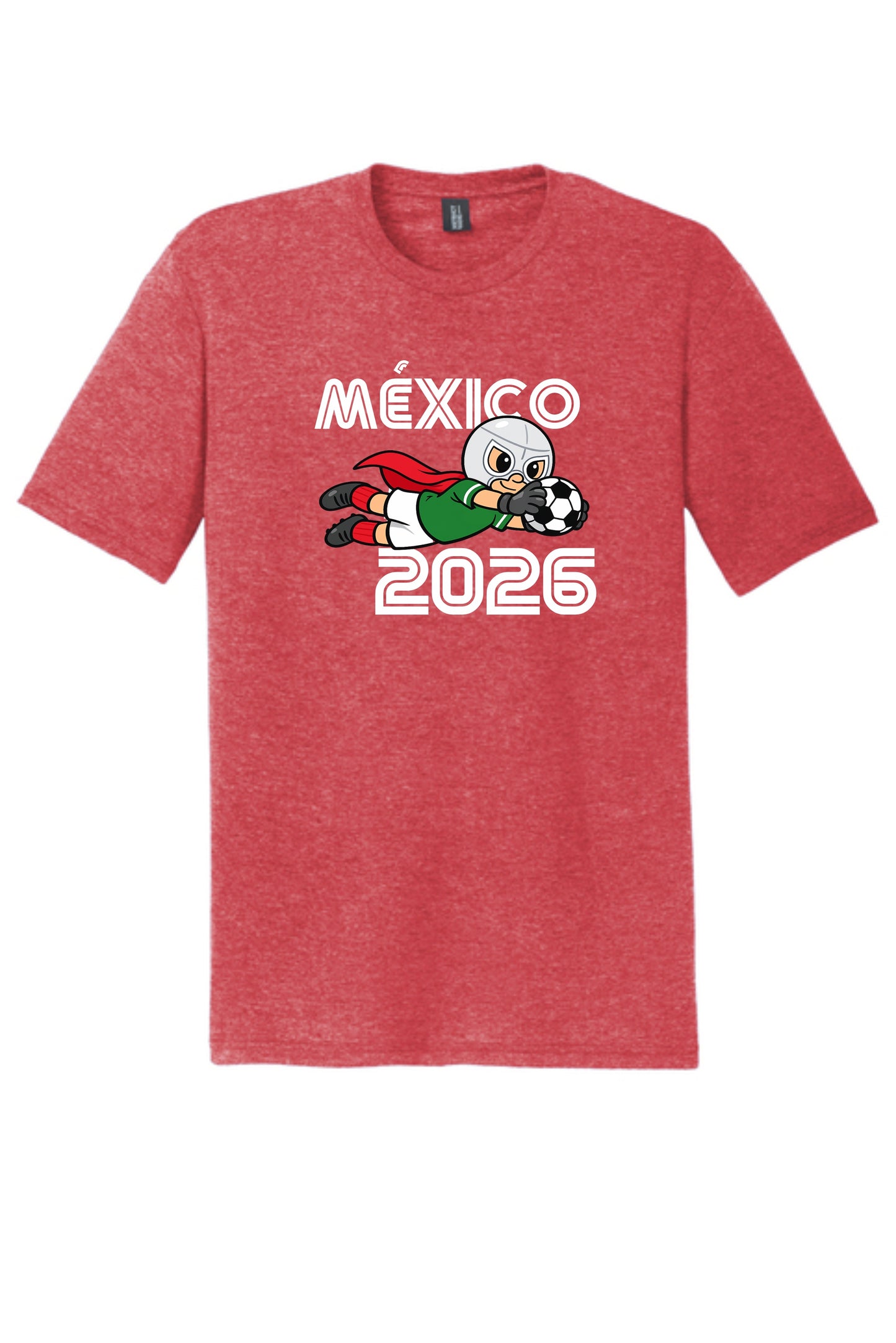 Luchador Mexico 2026 Soccer T-Shirt
