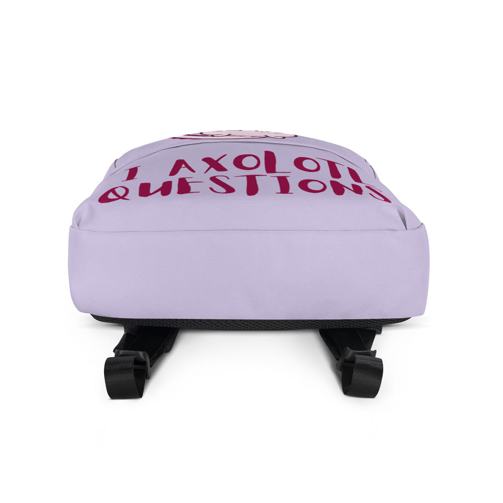 Pink Axolotl Backpack