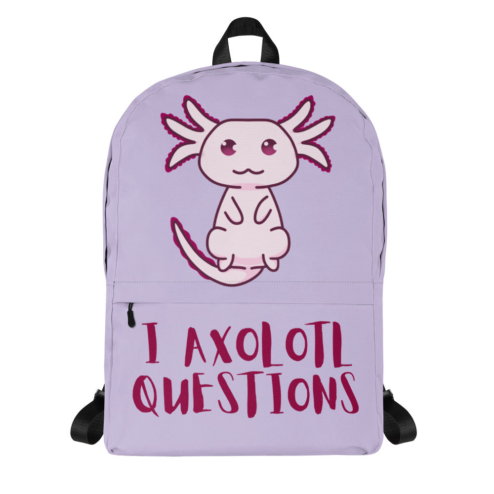 Pink Axolotl Backpack