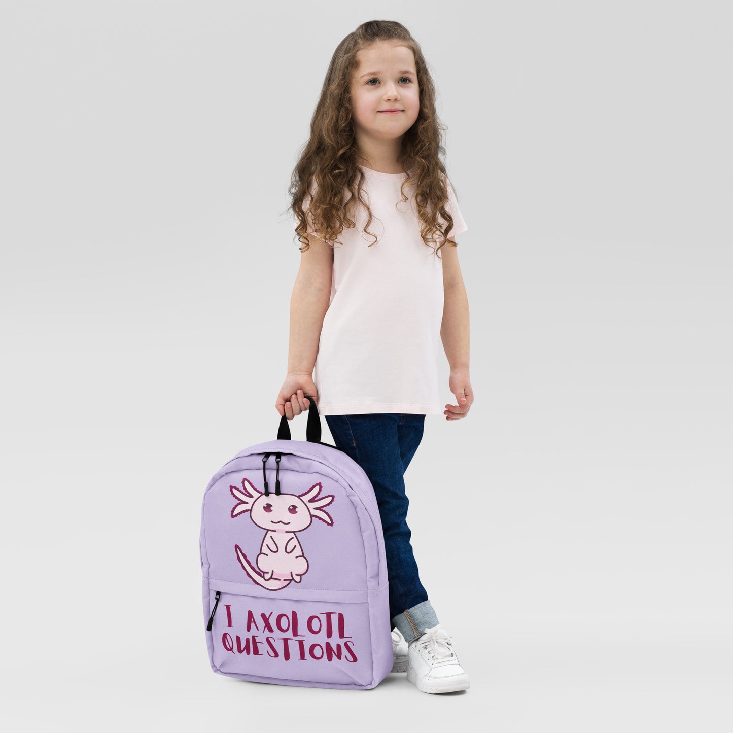 Pink Axolotl Backpack