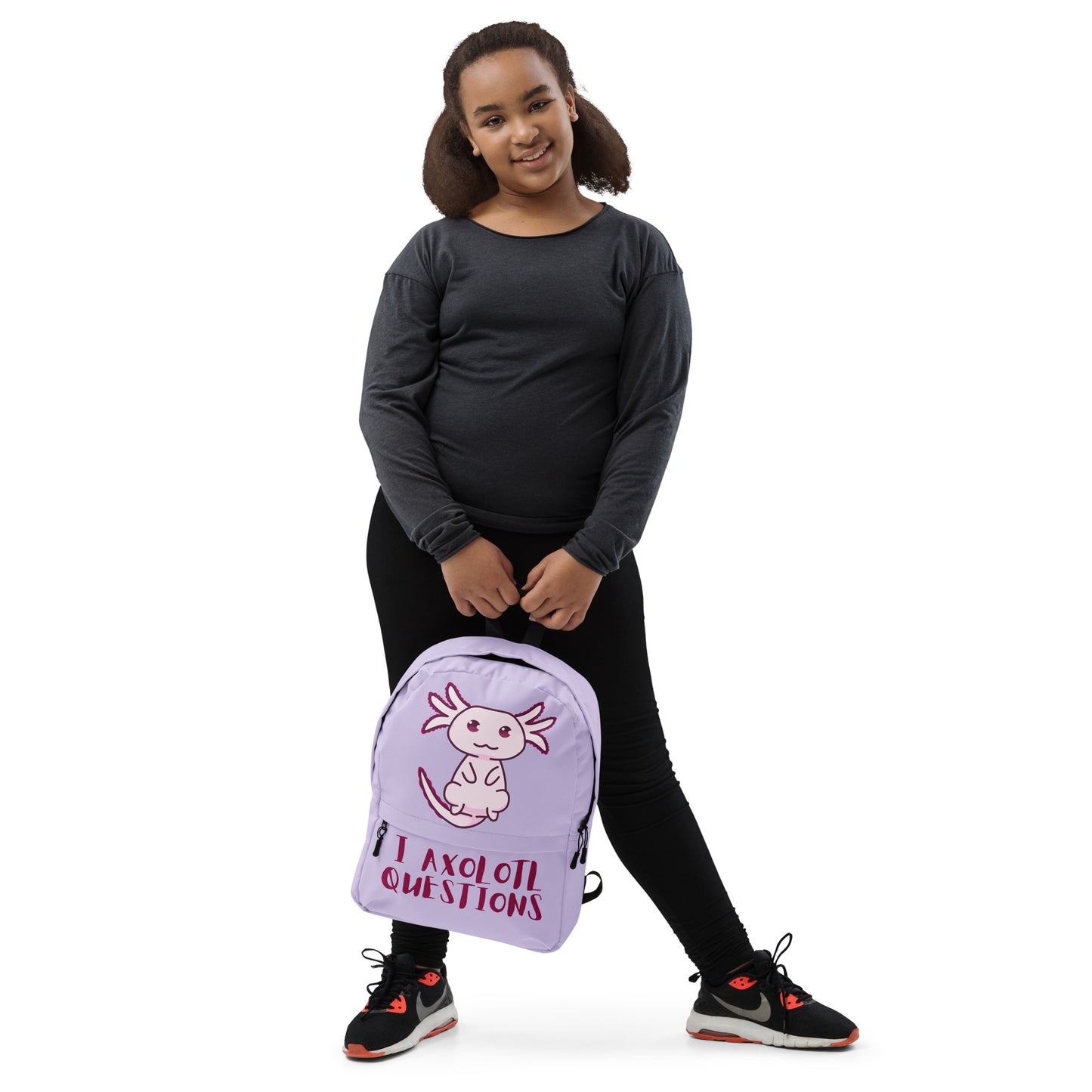 Pink Axolotl Backpack