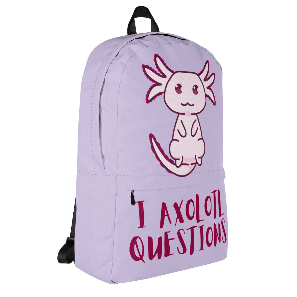 Pink Axolotl Backpack