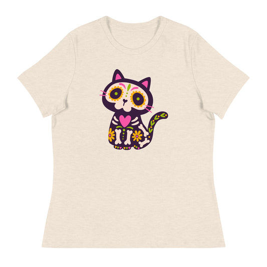 Muertos Cat Women's Relaxed T-Shirt