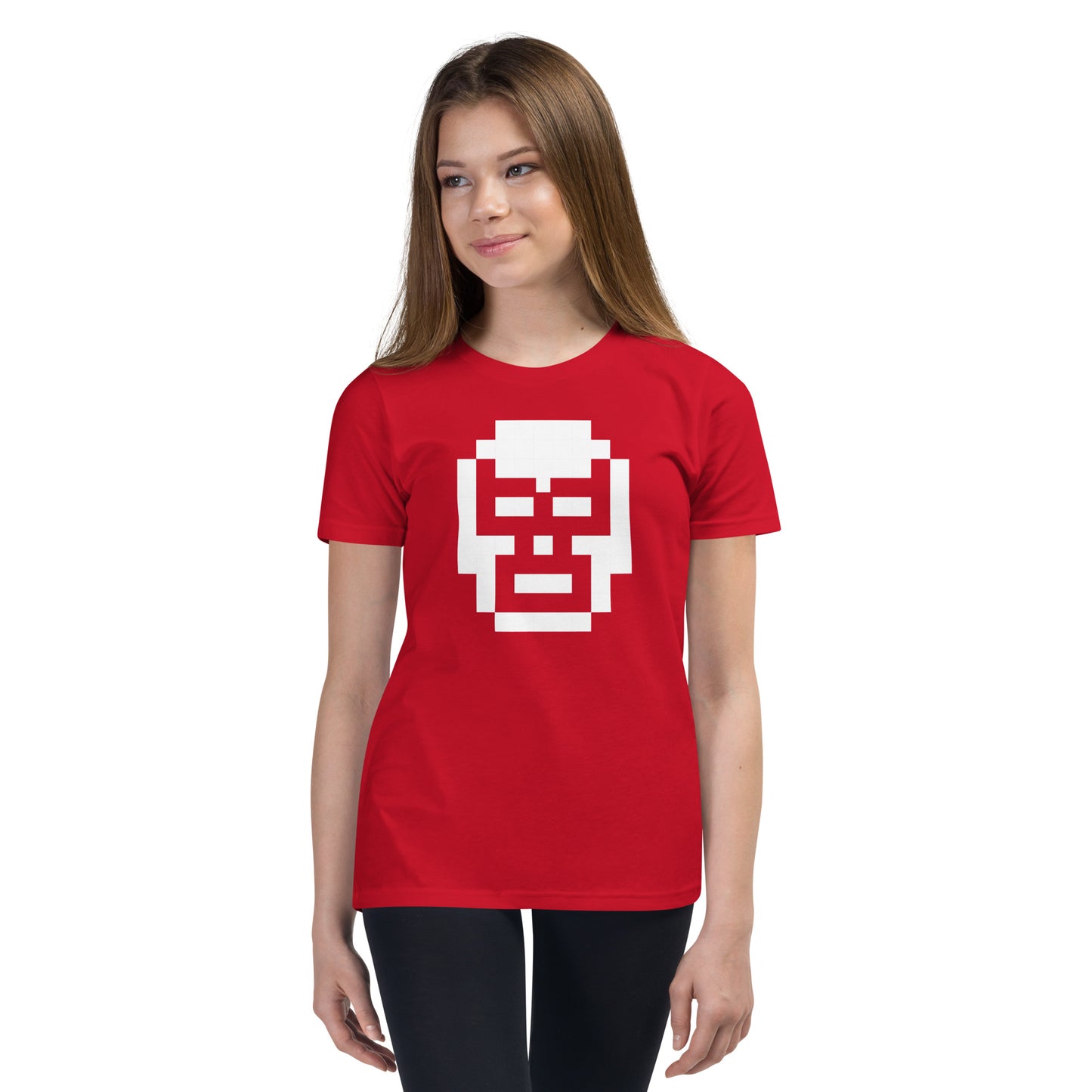 8-Bit Luchador Youth Short Sleeve T-Shirt