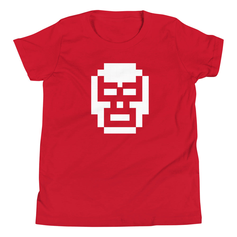 8-Bit Luchador Youth Short Sleeve T-Shirt