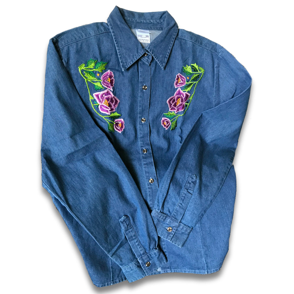 Kanxoc Button Up Denim Shirt