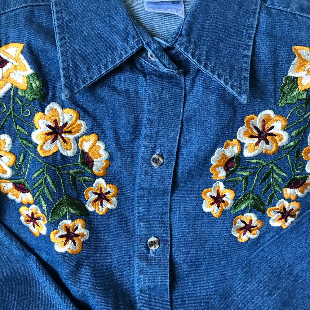 Kanxoc Button Up Denim Shirt