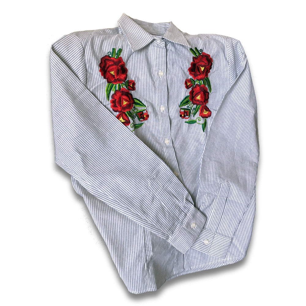 Kanxoc Button Up Stripe Shirt