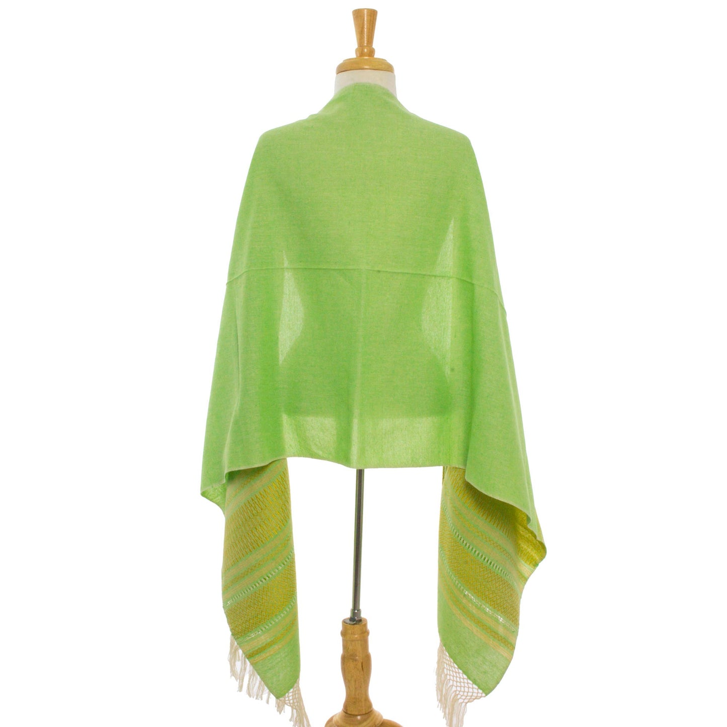 Zapotec Cotton Rebozo Shawl 'Golden Meadow'