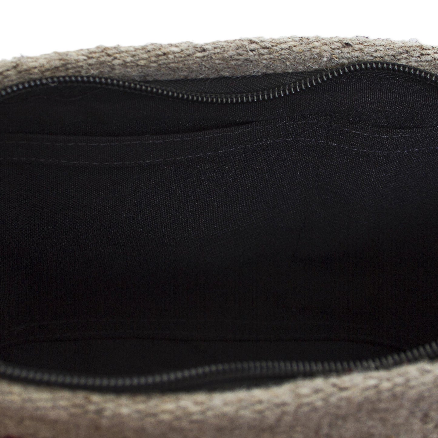 'Natural Gems' in Antique White Hand Made Wool Tote Handbag