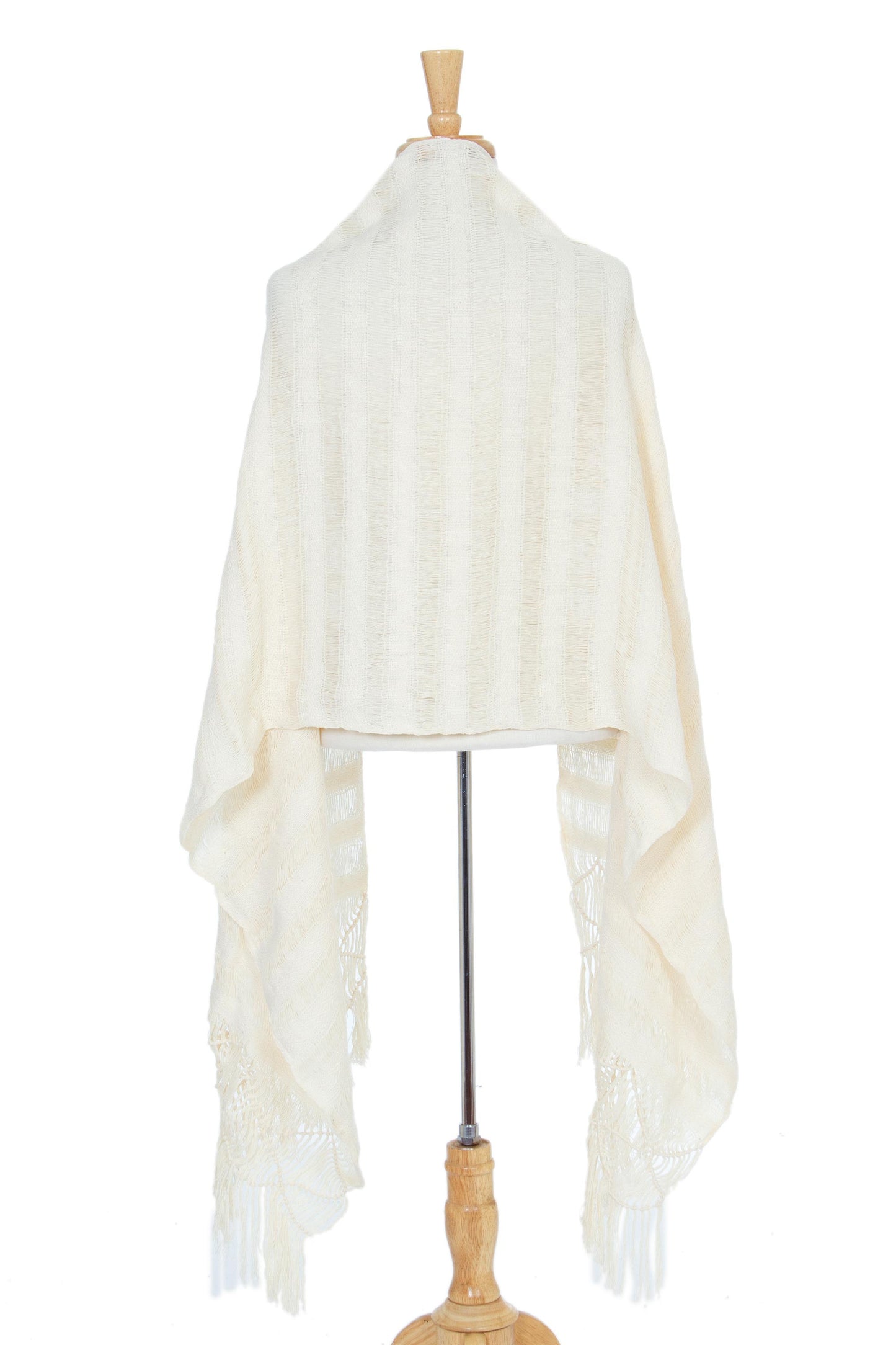 'Oaxaca Harmony' Hand Woven Mexican Rebozo Shawl