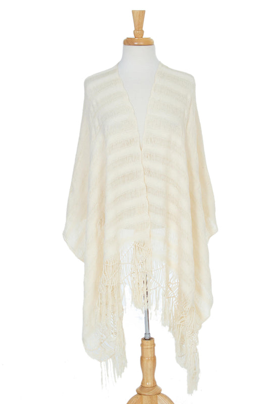 'Oaxaca Harmony' Hand Woven Mexican Rebozo Shawl