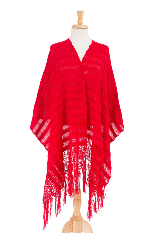 'Oaxaca My Love' Hand Woven Mexican Rebozo Shawl