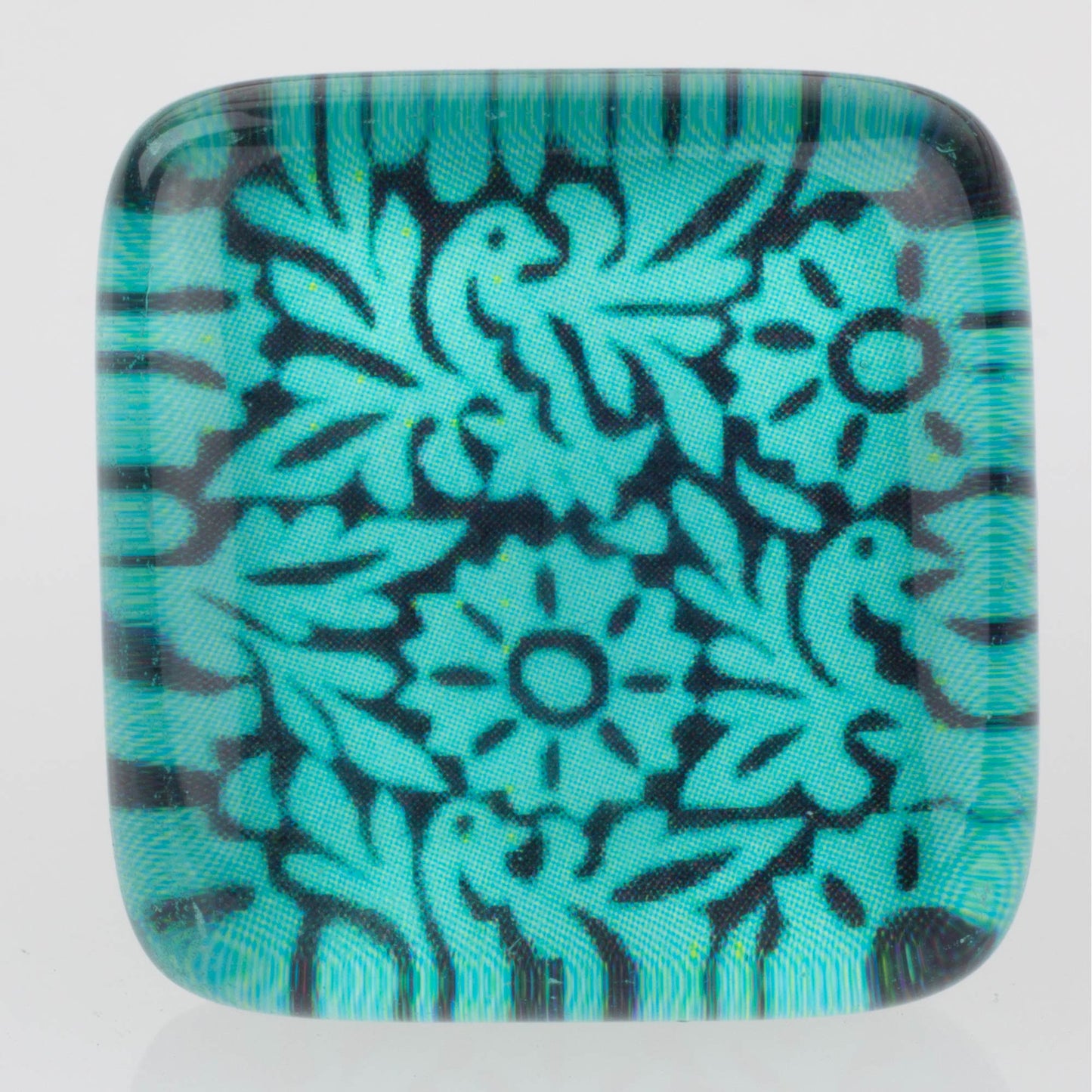 'Oaxaca Wonder' Oaxaca Style Art Glass Cocktail Ring