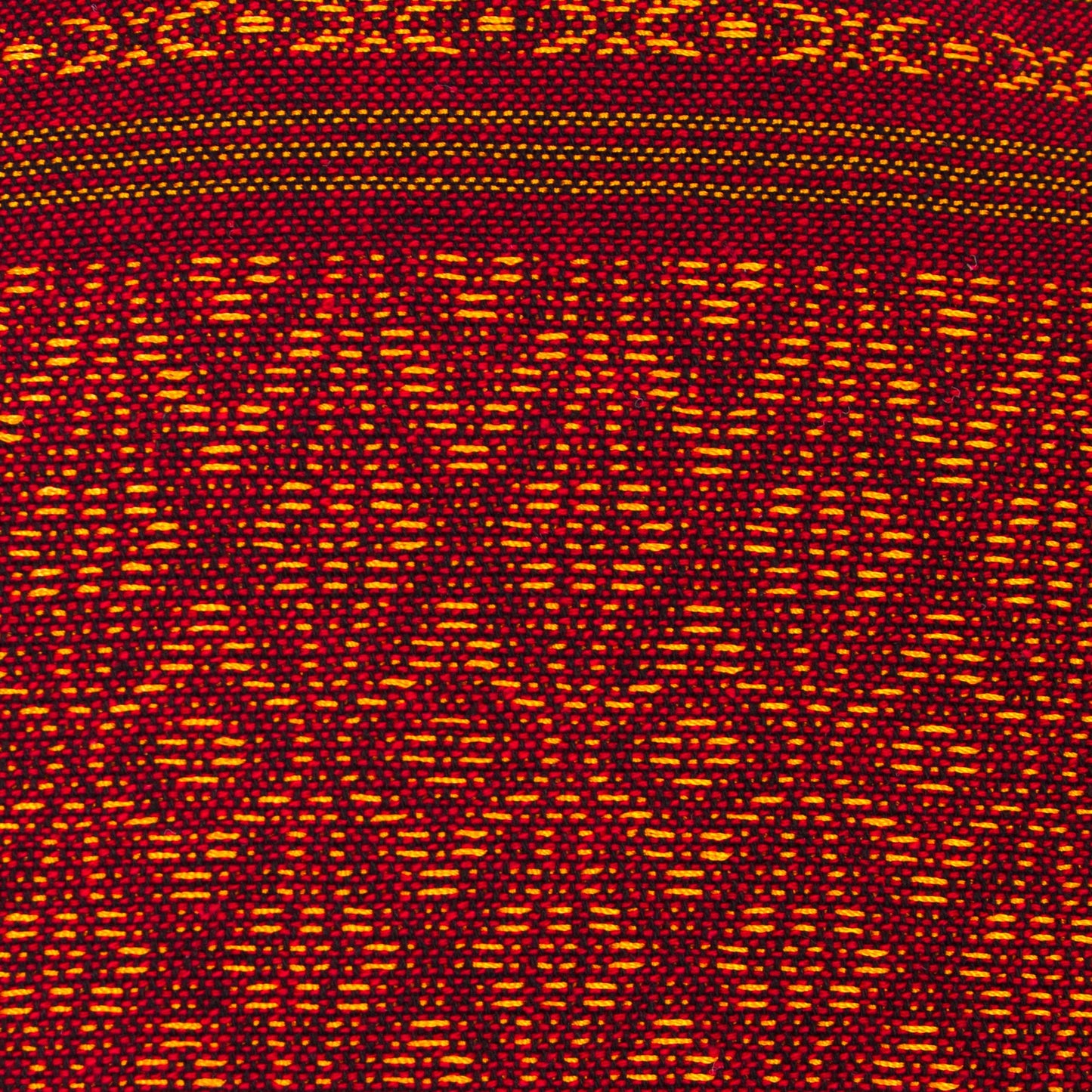 Zapotec cotton rebozo shawl, 'Red Zapotec Treasures'