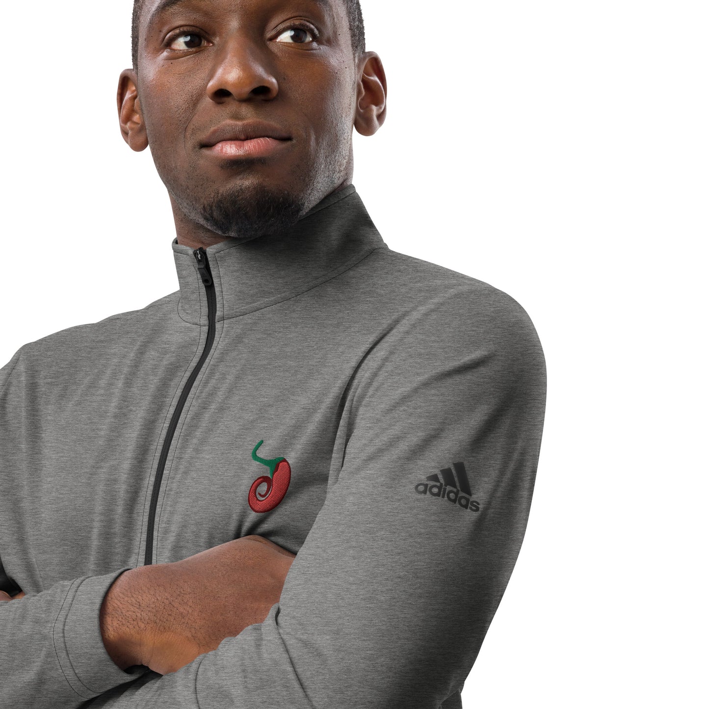 Chile Pepper Premium Quarter zip pullover