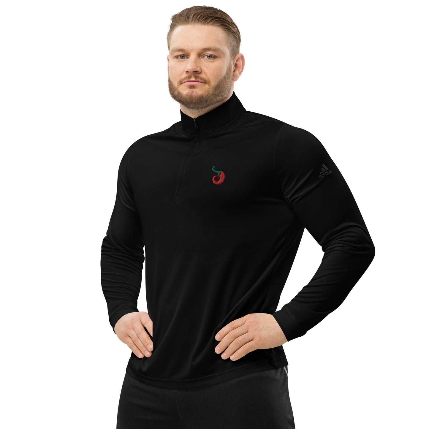 Chile Pepper Premium Quarter zip pullover