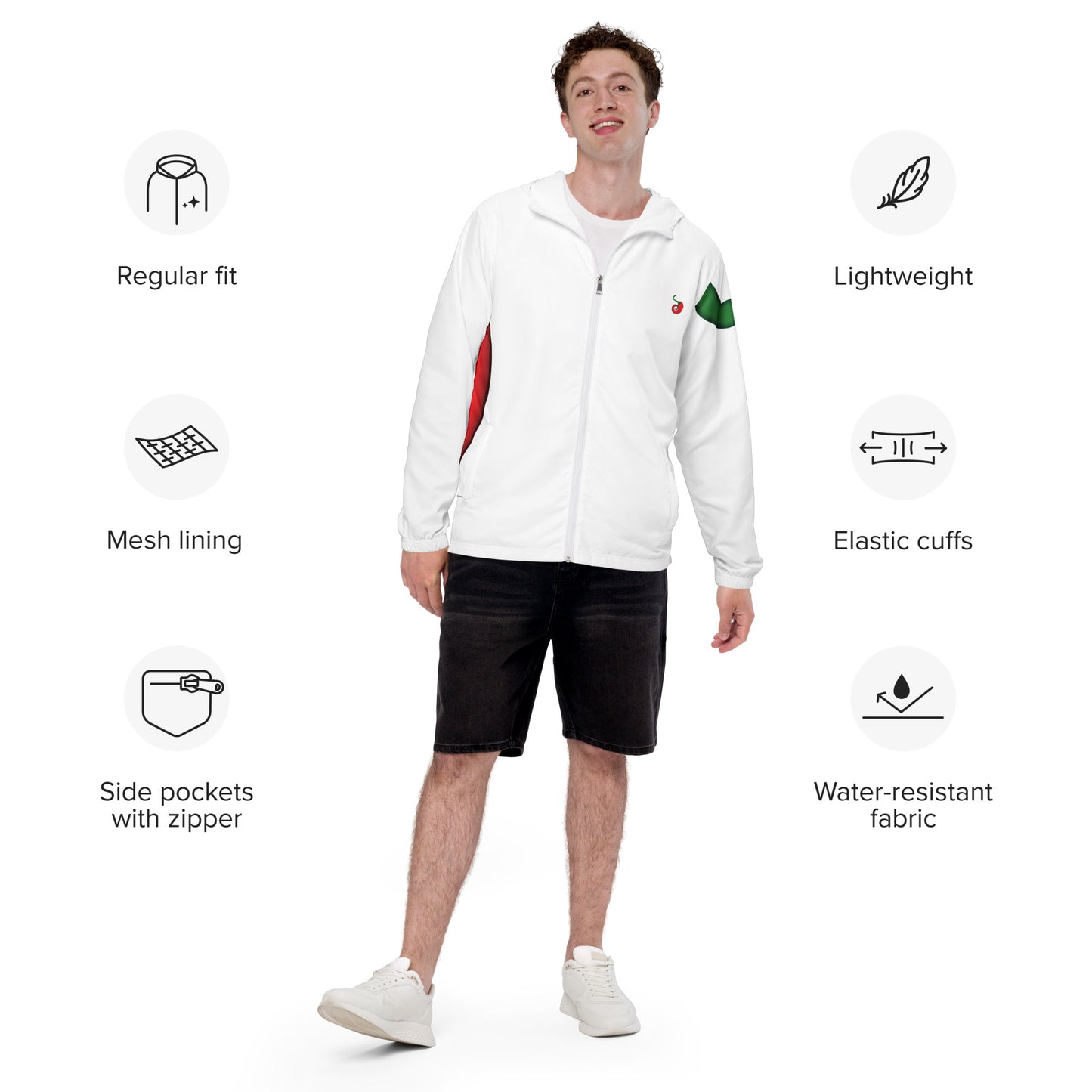 Chile Pepper Men’s windbreaker