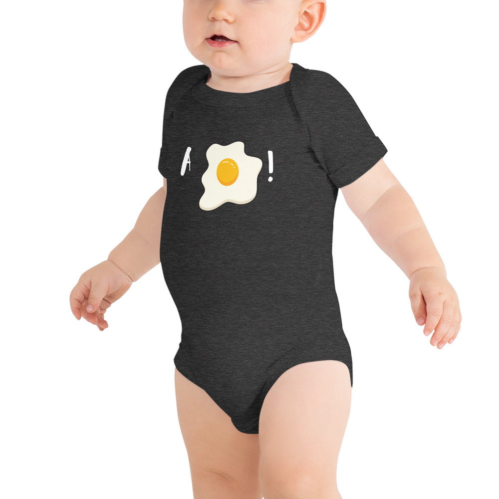 "A Huevo!" Baby short sleeve one piece