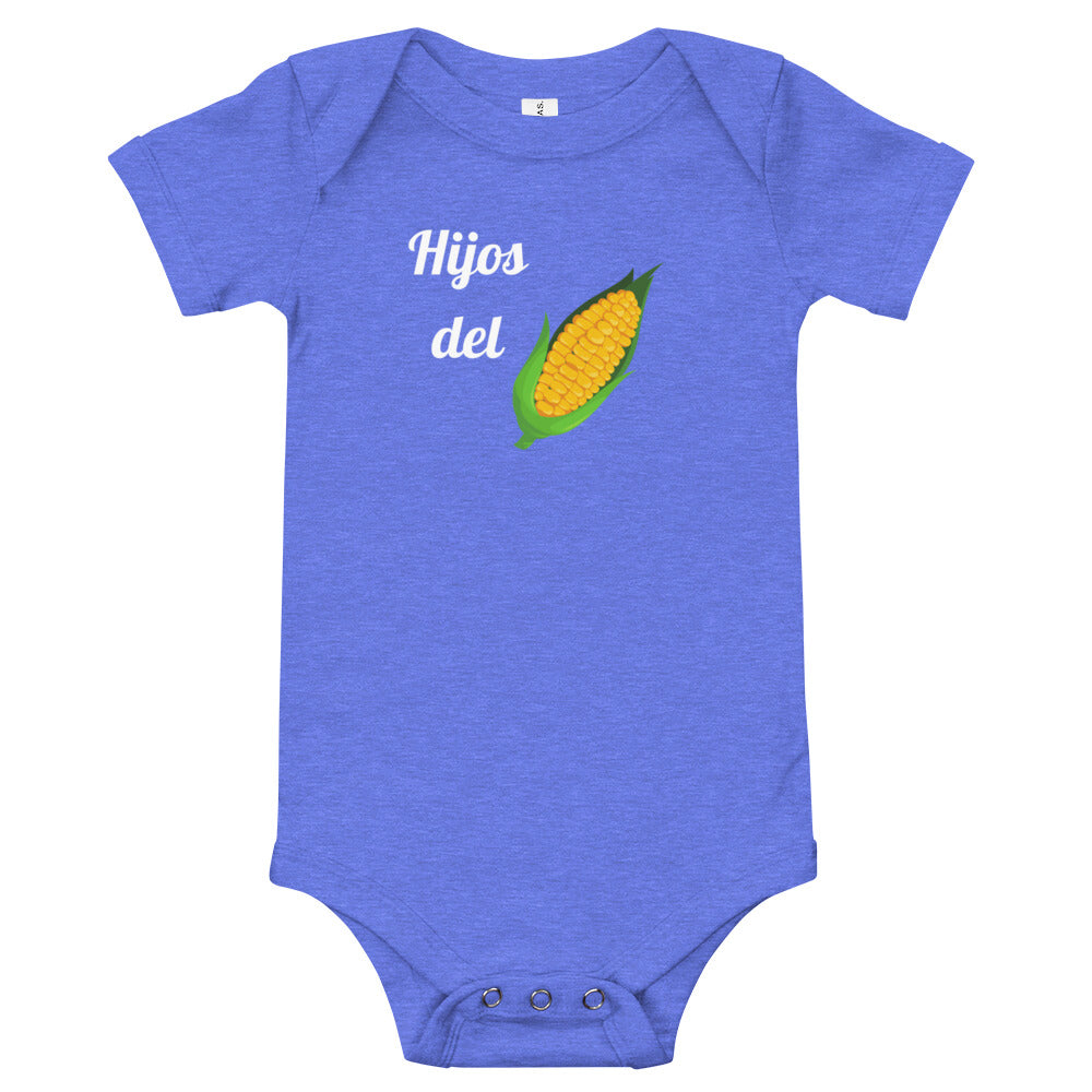 "Hijos del Maiz" Baby short sleeve one piece