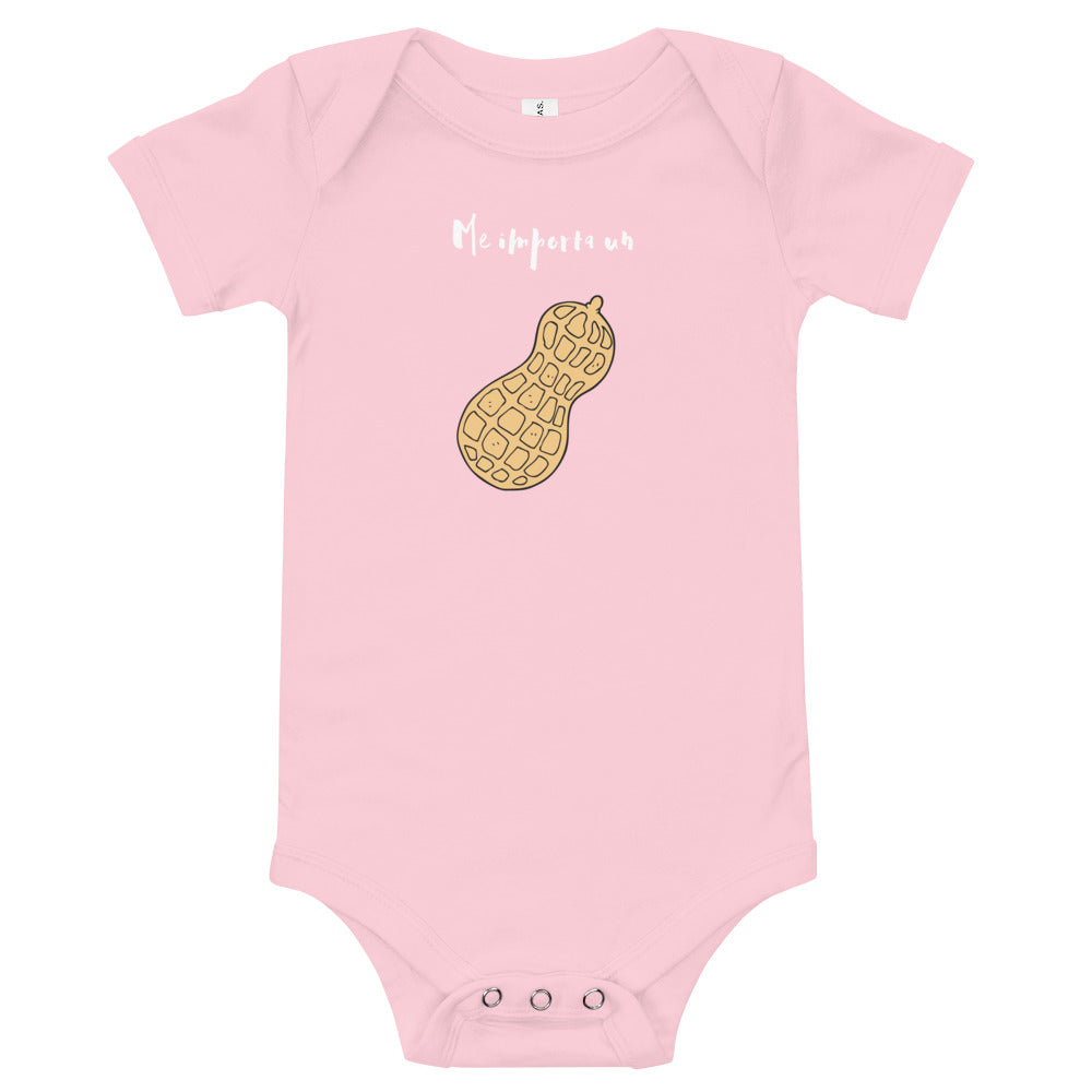 "Me Importa un Cacahuate" Baby short sleeve one piece