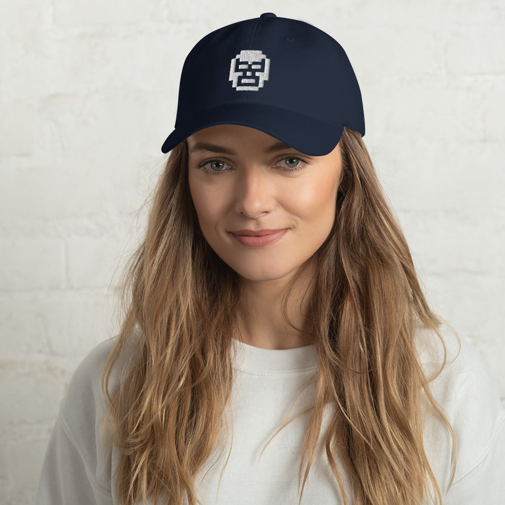 8-Bit Luchador Dad hat