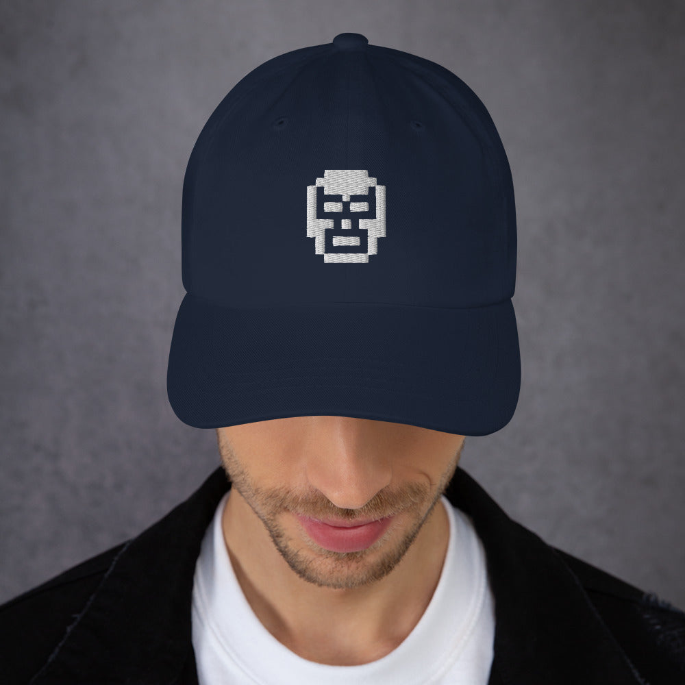 8-Bit Luchador Dad hat