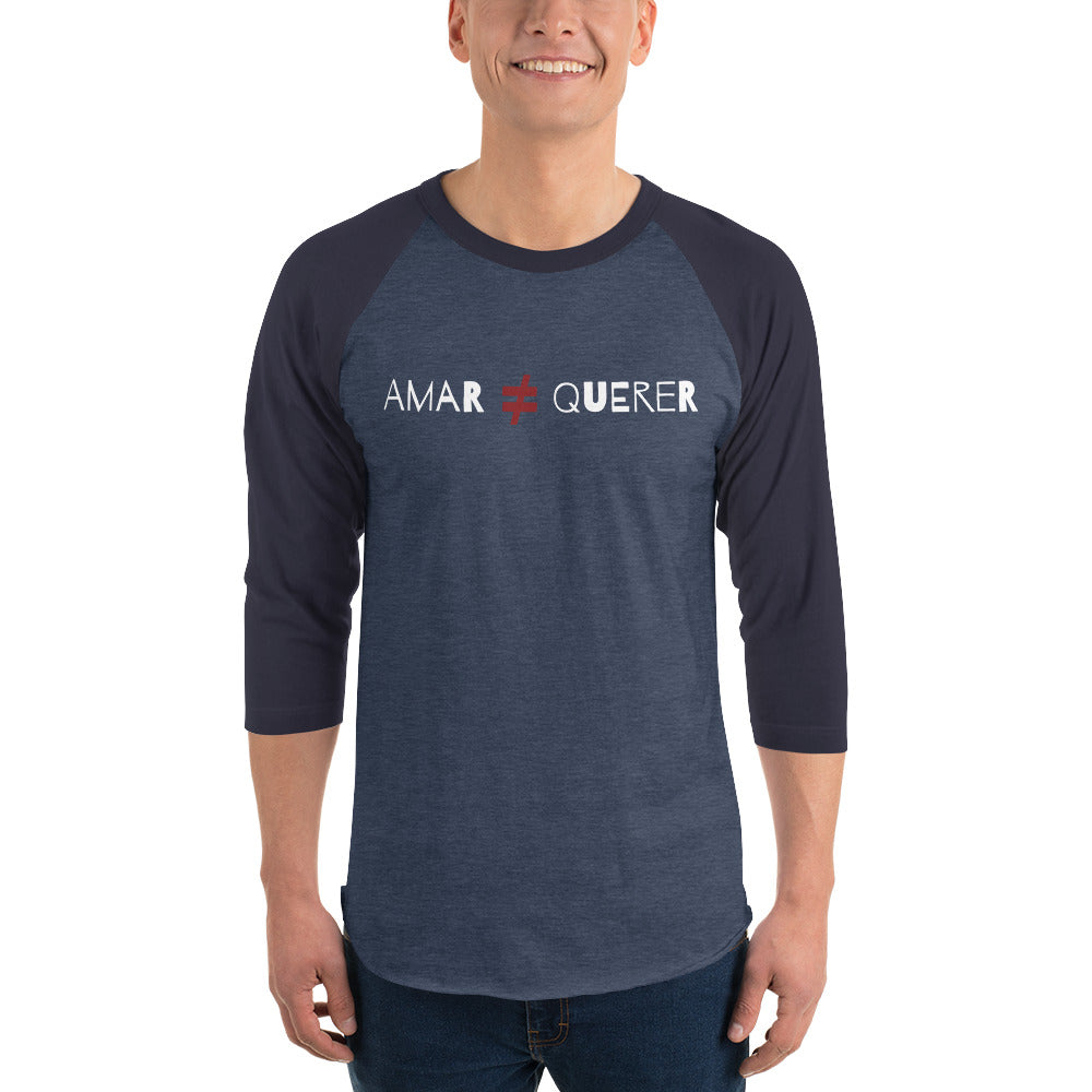 Amar y Querer 3/4 sleeve raglan shirt