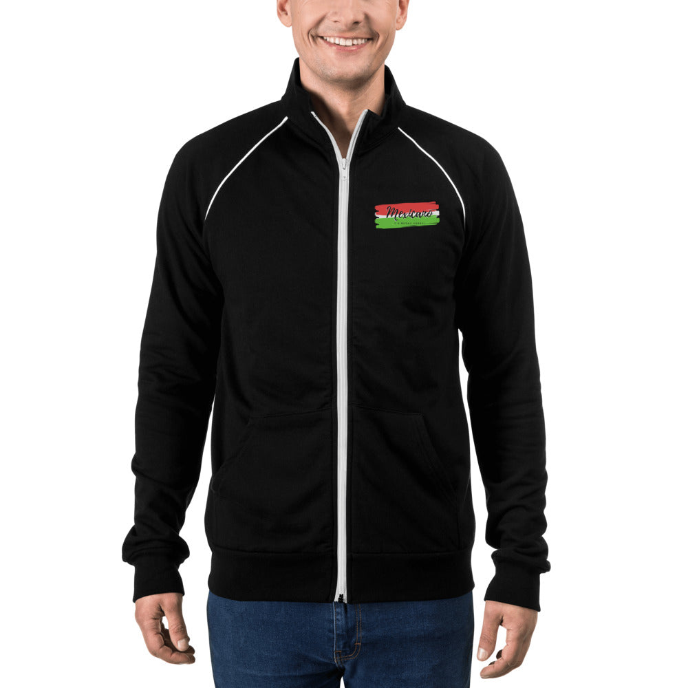 "Mexicano y a Mucha Honra!" Piped Fleece Jacket