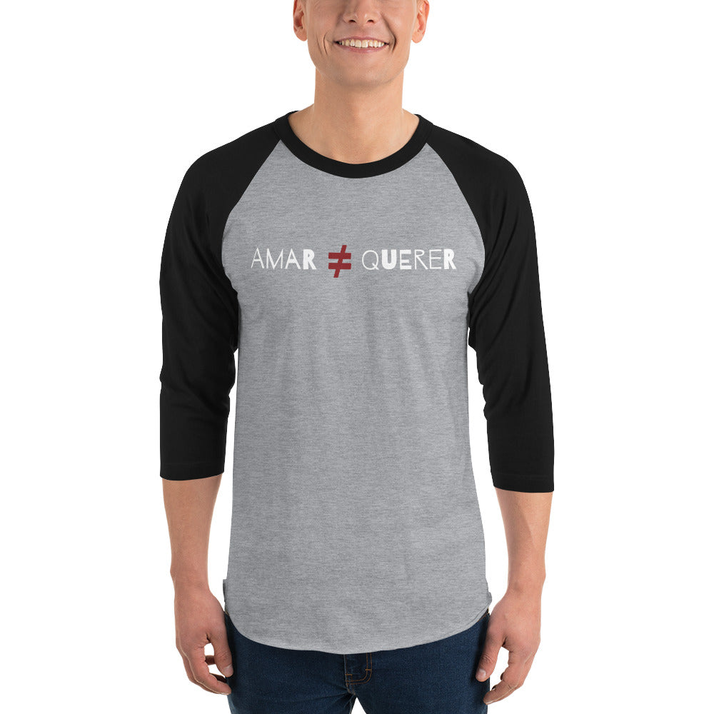 Amar y Querer 3/4 sleeve raglan shirt