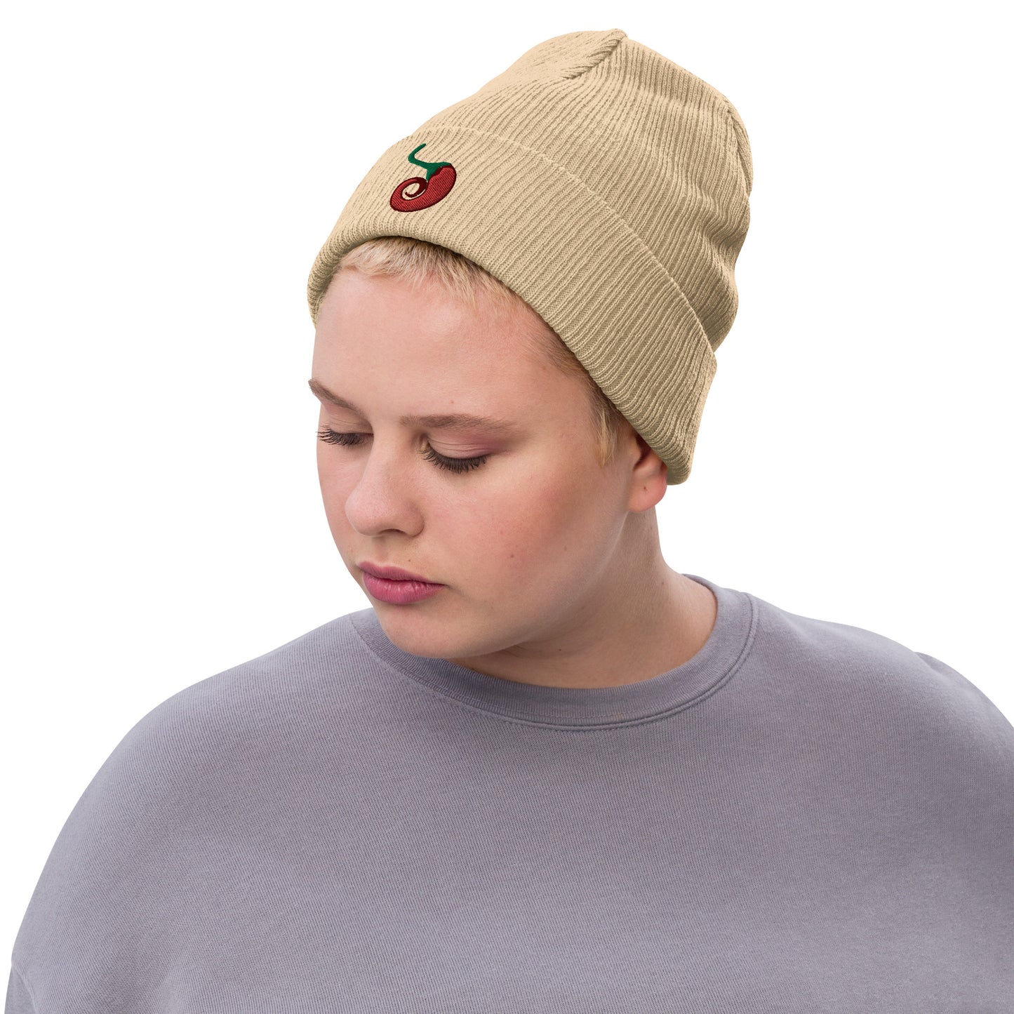 Chile Pepper Premium Ribbed knit beanie