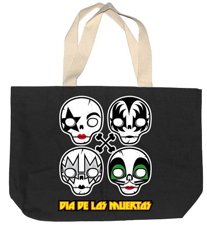 MUERTOS KISS TOTE BAG - BLACK