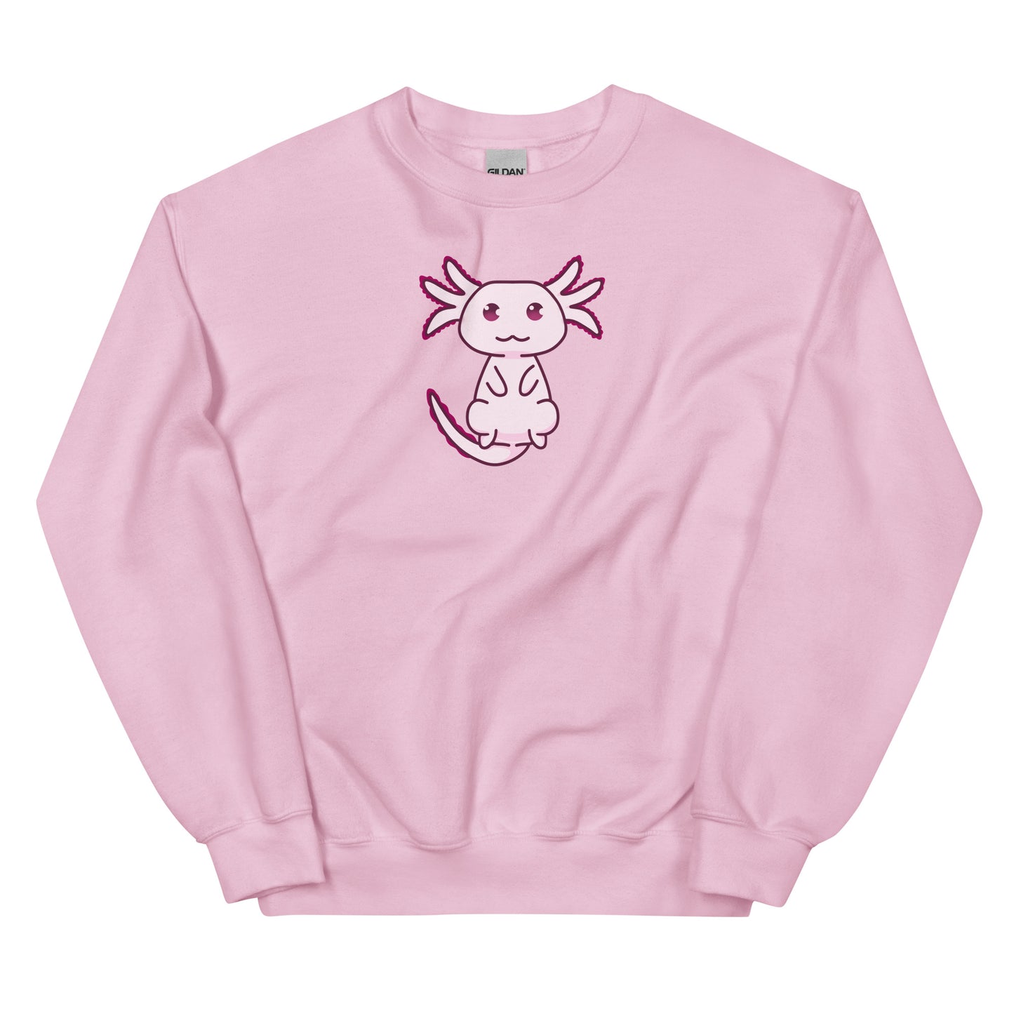 Pink Axolotl Unisex Sweatshirt