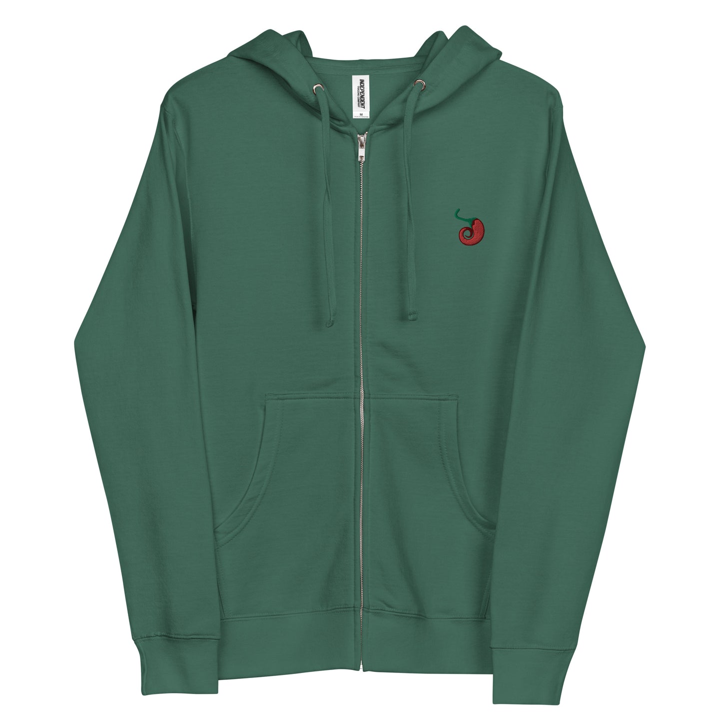 Chile Pepper Unisex fleece zip up hoodie