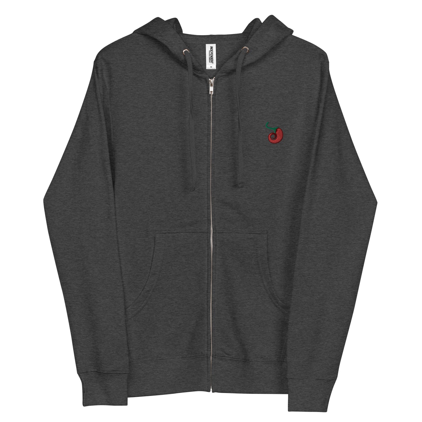 Chile Pepper Unisex fleece zip up hoodie