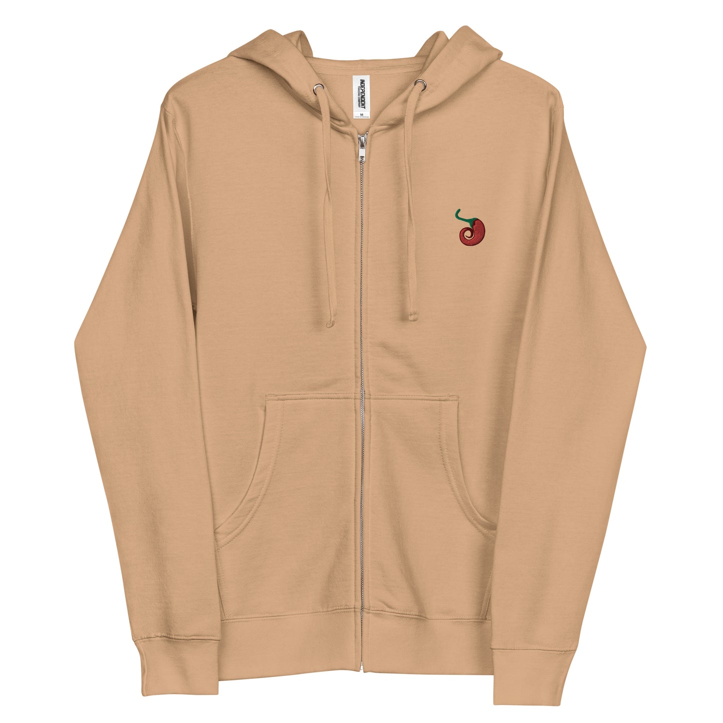 Chile Pepper Unisex fleece zip up hoodie