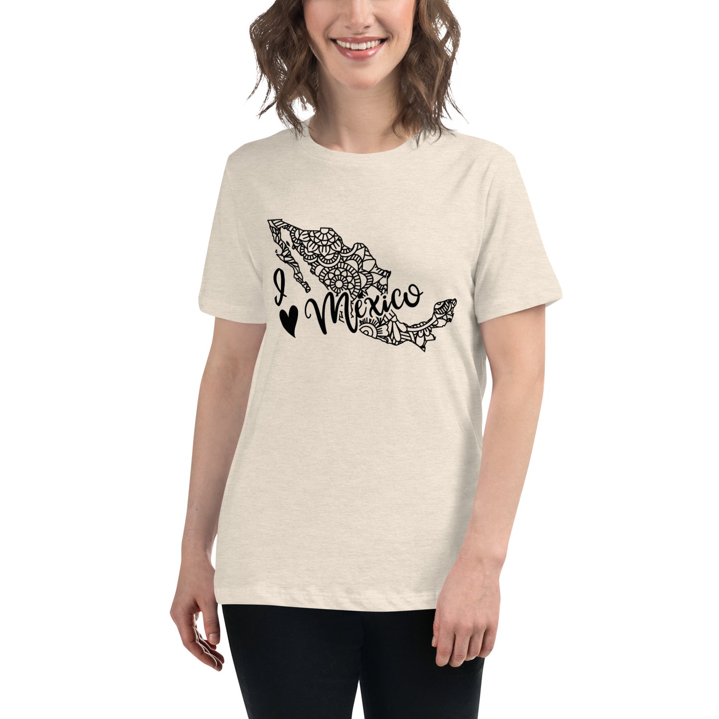 "I Love Mexico" Women's Relaxed T-Shirt