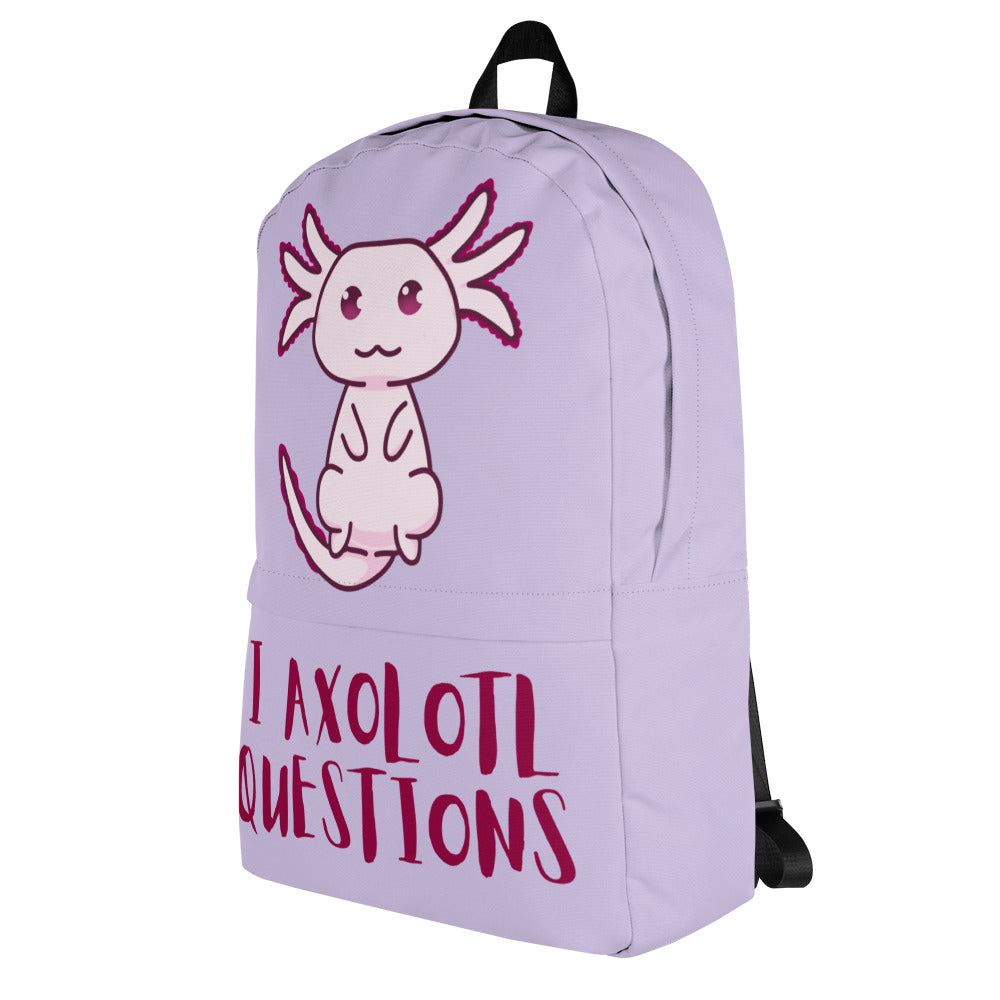 Pink Axolotl Backpack