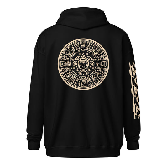 "Aztec Sun" Unisex heavy blend zip hoodie