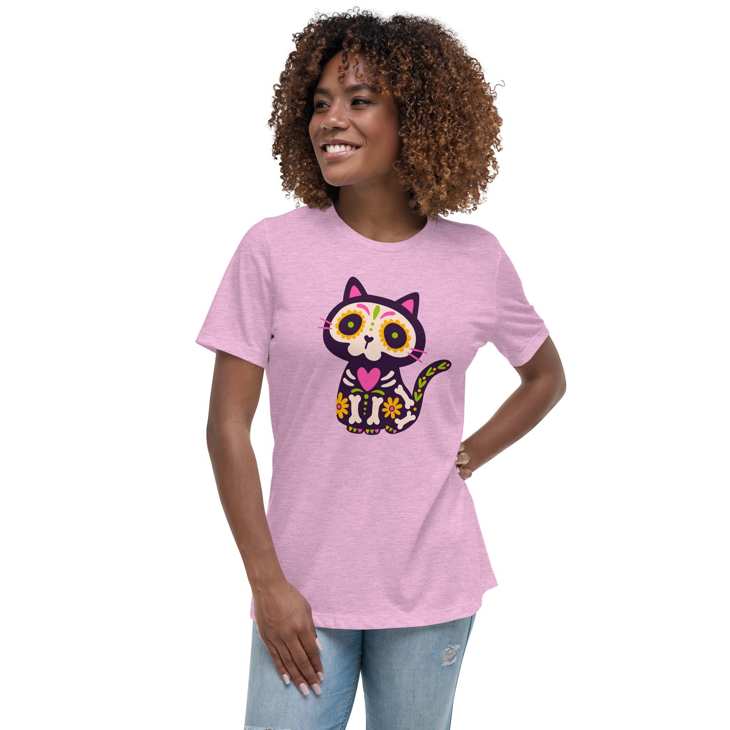Muertos Cat Women's Relaxed T-Shirt