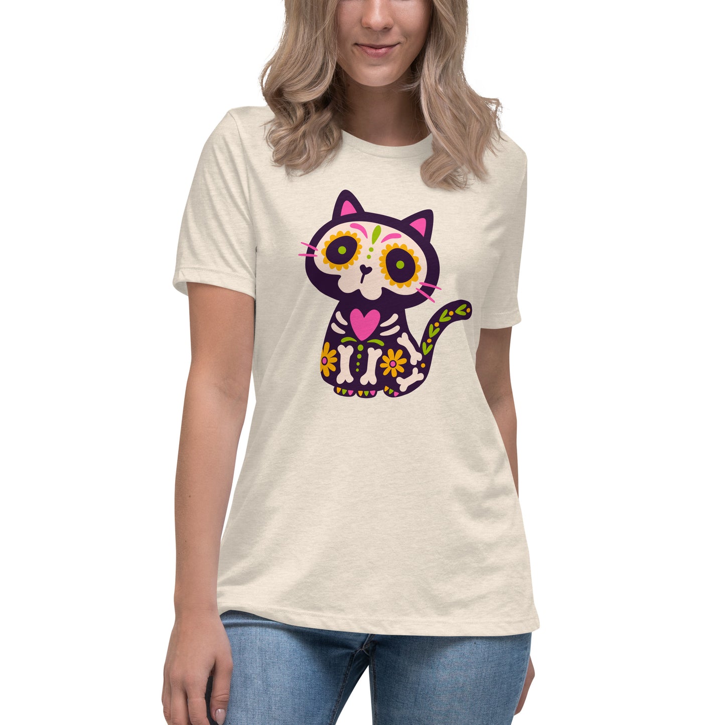 Muertos Cat Women's Relaxed T-Shirt
