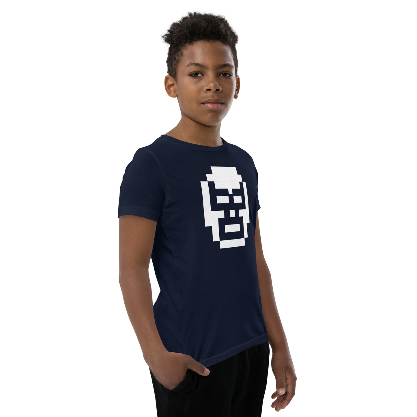 8-Bit Luchador Youth Short Sleeve T-Shirt