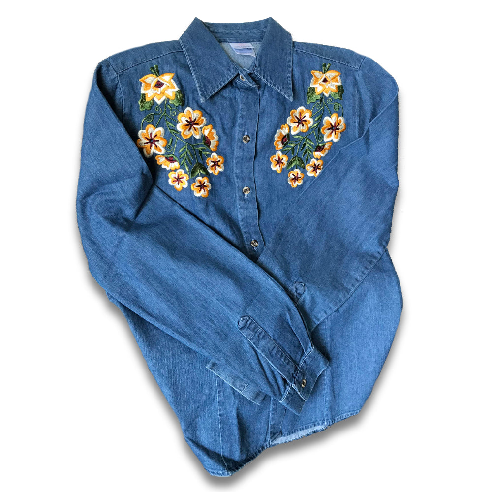 Kanxoc Button Up Denim Shirt