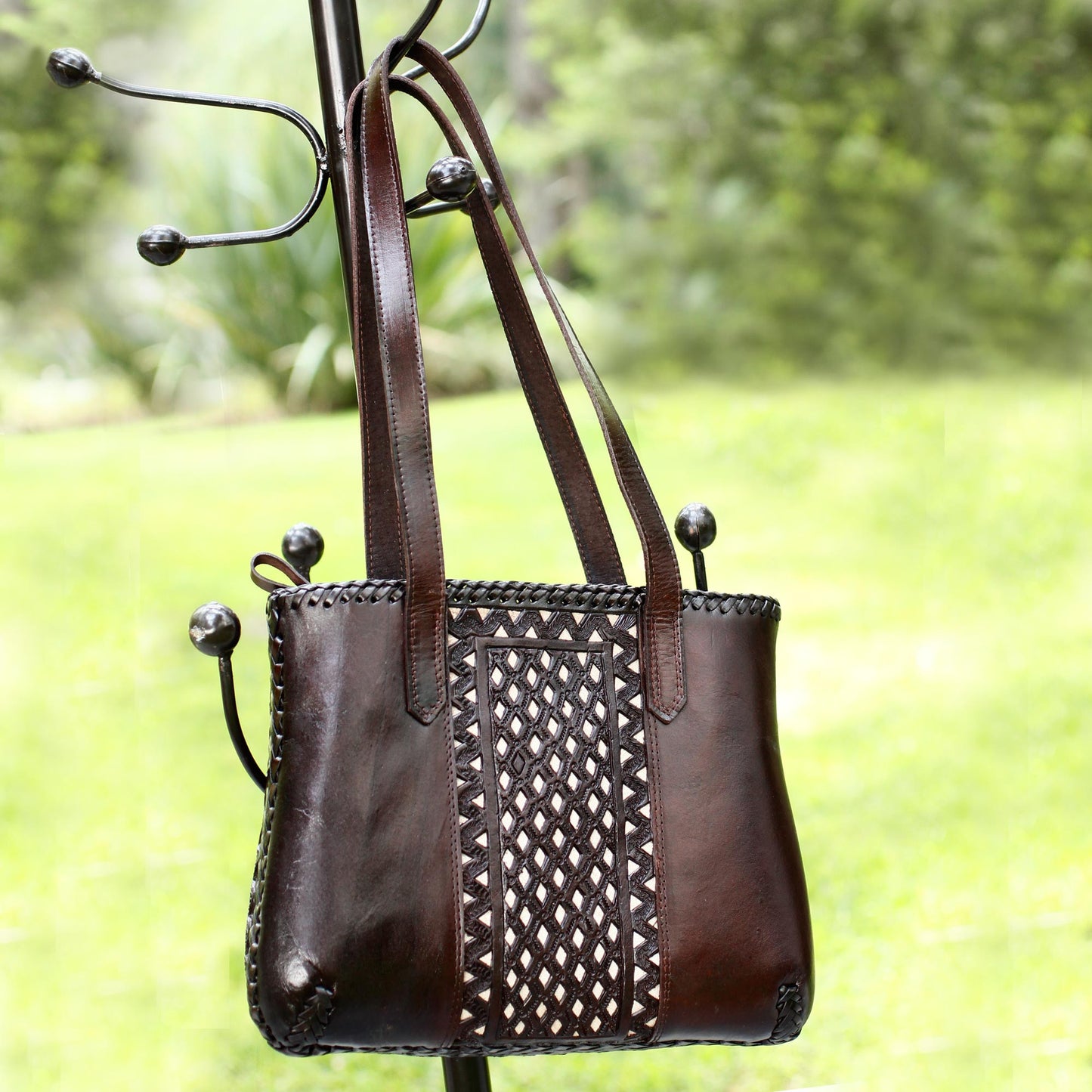 'Carolina' Handcrafted Leather Shoulder Bag