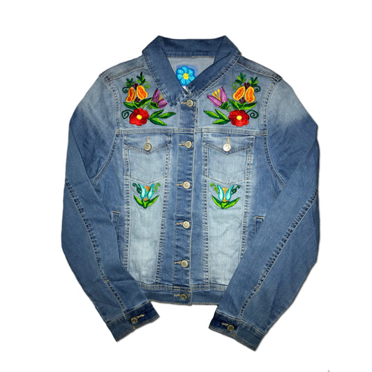 Kanxoc Mayan Garden Youth Denim Jacket