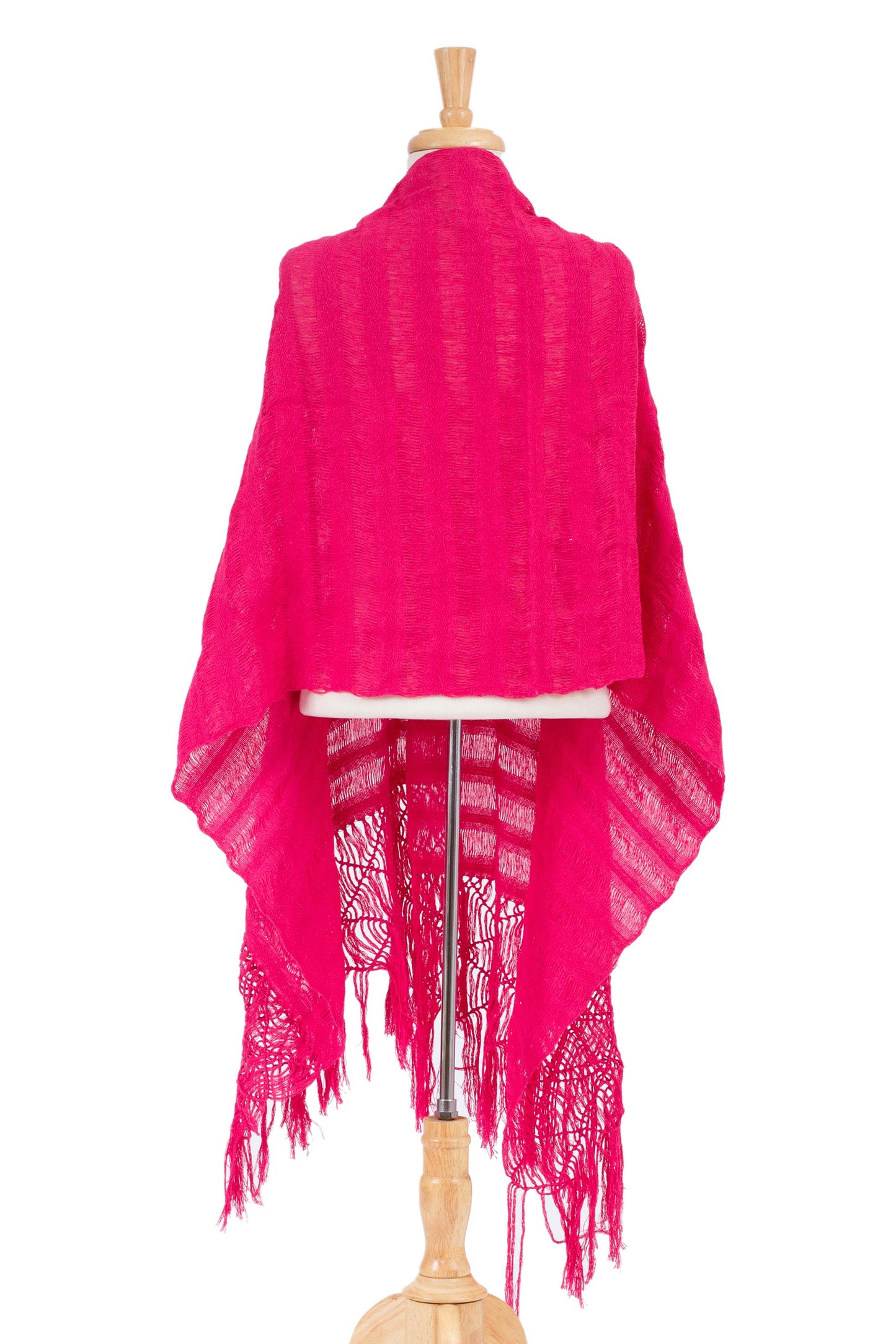 Cotton rebozo shawl, 'Oaxaca Happiness'