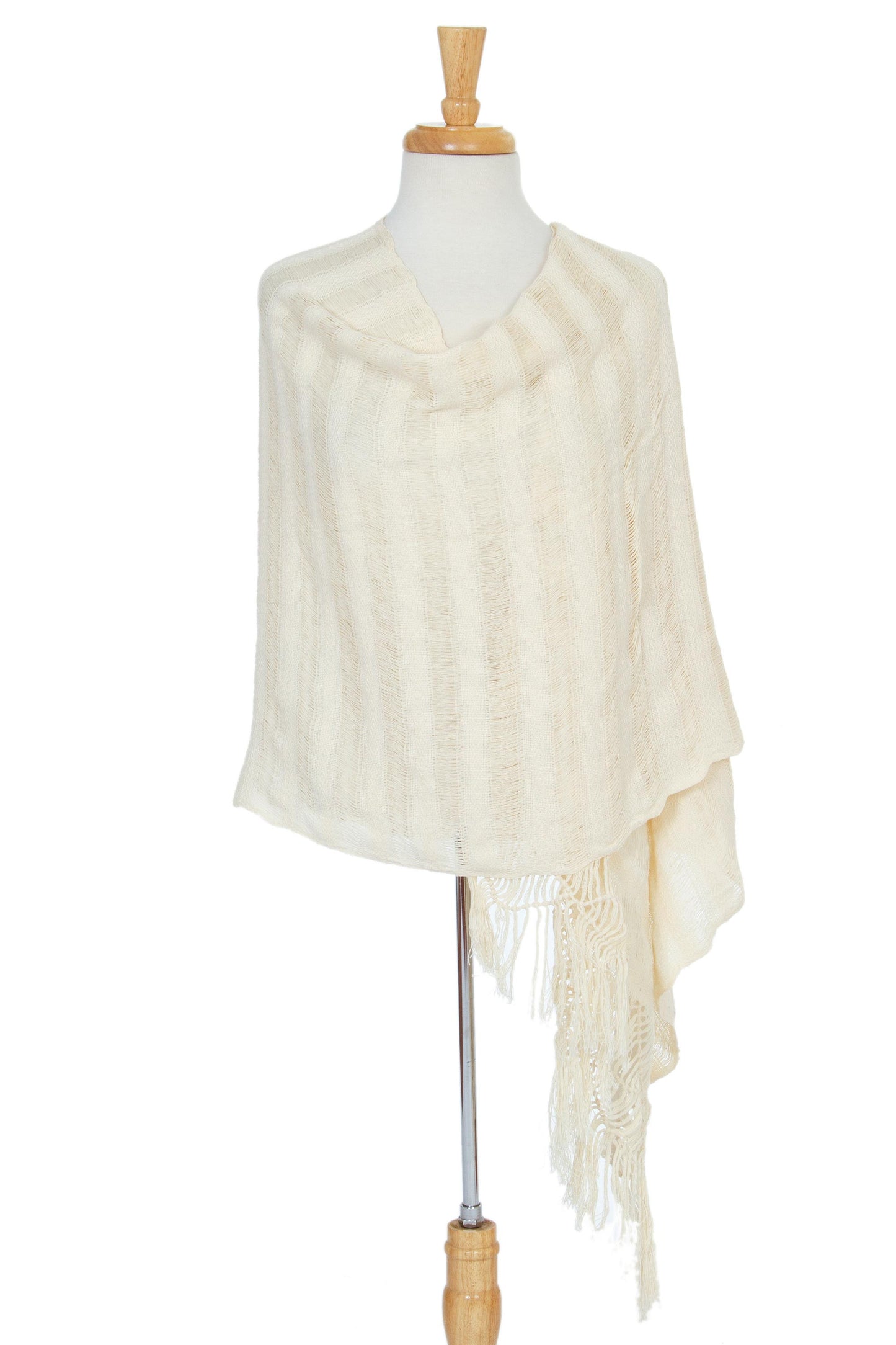 'Oaxaca Harmony' Hand Woven Mexican Rebozo Shawl