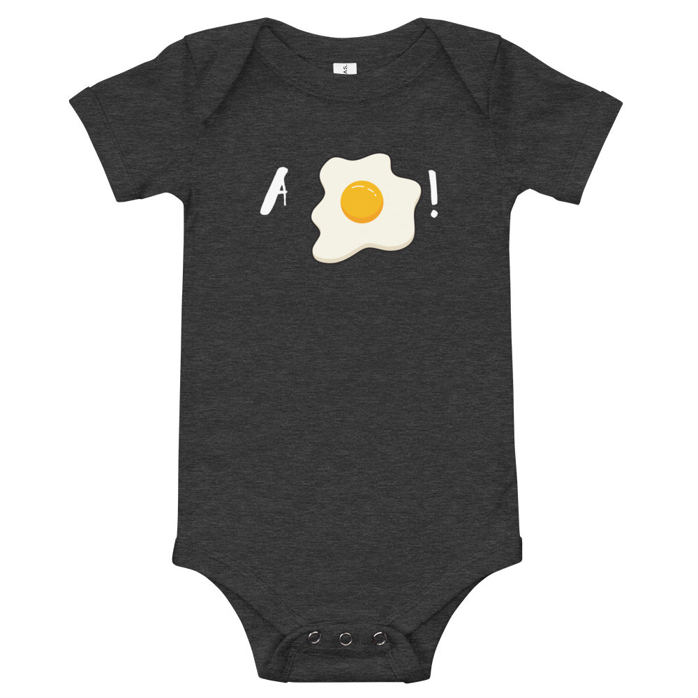 "A Huevo!" Baby short sleeve one piece